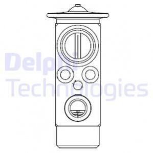 Клапан кондиціонера розширювальний DELPHI CB1024V