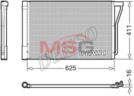 Радиатор кондиционера Denso DCN05022 (фото 1)