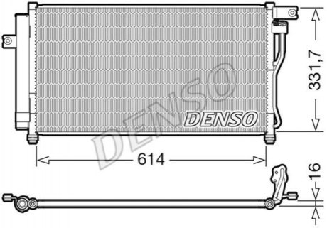 Радиатор кондиционера Denso DCN41009 (фото 1)