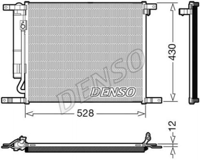 Радиатор кондиционера Denso DCN15009 (фото 1)