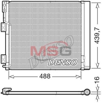 Радіатор кондиціонера Denso DCN46028