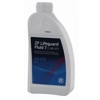 Масло Lifeguard Fluid 7.2 MB ATF для 7-ми ступенчатых АКПП ZF parts 5961.307.352 (фото 1)