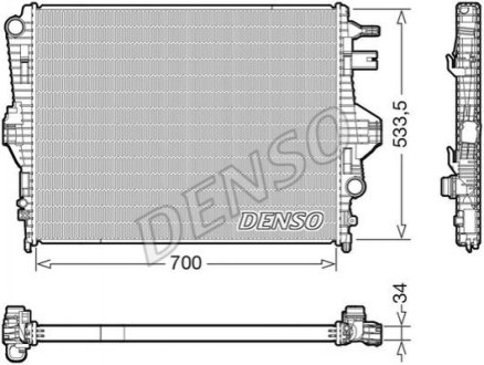 Радіатор основний Denso DRM32050 (фото 1)