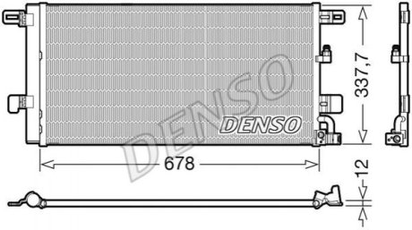 Радиатор кондиционера Denso DCN02001