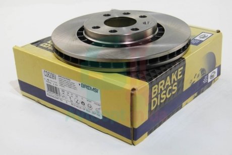 Тормозной диск перед. Lanos/Astra/Kadett/Vectra 84-03 (256x24) BREMSI CD6206V (фото 1)