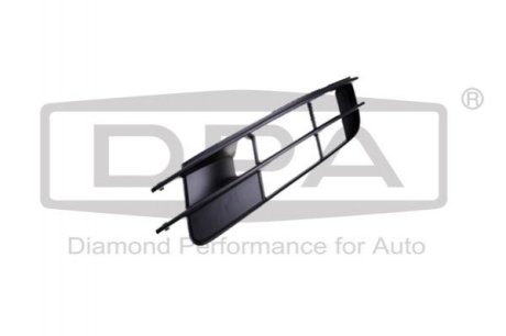 Решетка протифотуманной фары правая с отверстием (черная) Audi Q7 (06-15) (88071 DPA 88071823402 (фото 1)