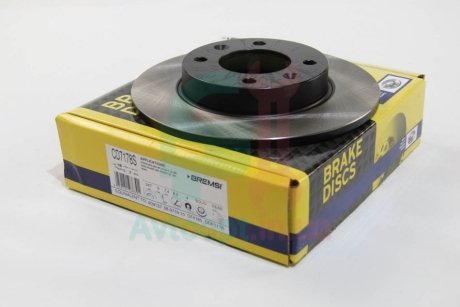 Тормозной диск зад. Berlingo/Partner 02- (247x9) BREMSI CD7178S (фото 1)