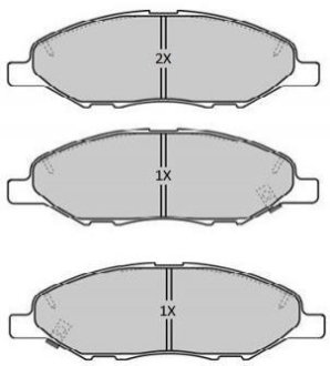 Колодки тормозные передние FBP-1884 Fremax FBP1884 (фото 1)