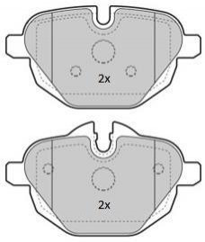 Колодки тормозные задние FBP-1854 Fremax FBP1854 (фото 1)