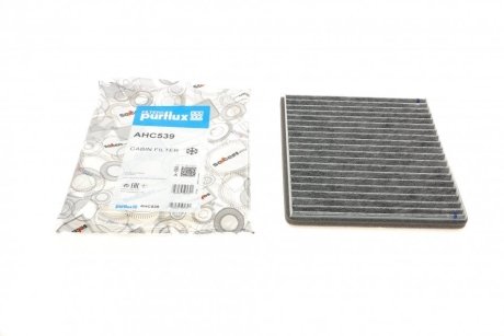 Фильтр салона Chevrolet Spark 1.0/1.2 DOHC 16 V 10- (угольный) PURFLUX AHC539 (фото 1)