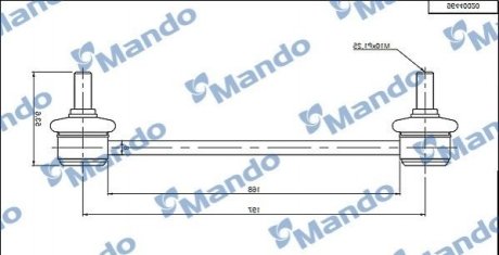 Тяга стабілізатора MANDO MSC010099 (фото 1)