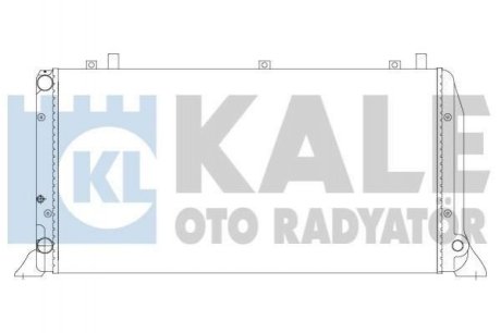 VW Радиатор охлаждения Audi 80 1.6/2.0 86-95 Kale Oto Radyator (Турция) 367400 (фото 1)