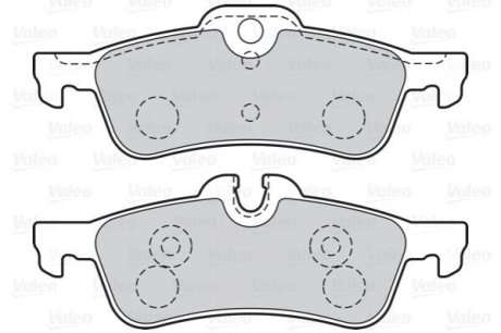 Тормозные колодки дисковые MINI Cooper/One/Works "1,4-1,6 "R "01-07 VALEO 302040 (фото 1)