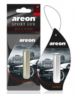 Ароматизатор Sport Lux жидкий Голд 5 мл (подвеска с жидкостью) Areon 77199