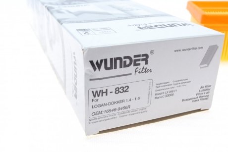Фильтр воздушный WUNDER WH 832 (фото 1)
