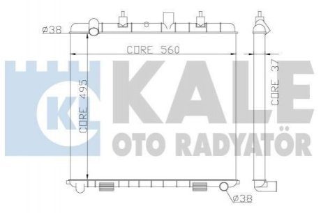 KALE LANDROVER Радиатор охлаждения Range Rover II 3.9/4.6 98- KALE OTO RADYATOR Kale Oto Radyator (Турция) 359300