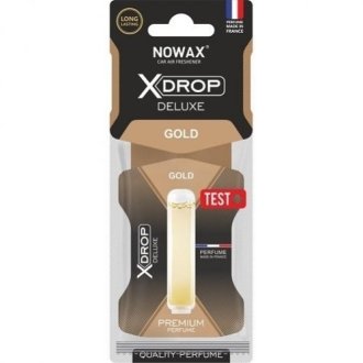 Ароматизатор рідкий 5мл. (карт. підставка) X Drop Delux - Gold NOWAX NX00065 (фото 1)