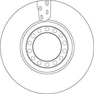 Гальмівний диск TRW DF5077S