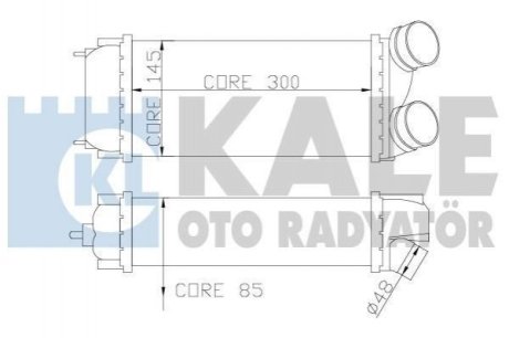 CITROEN C4 I,Grand Picasso,Peugeot 307 1.6HDI 04- Kale Oto Radyator (Турция) 344000 (фото 1)