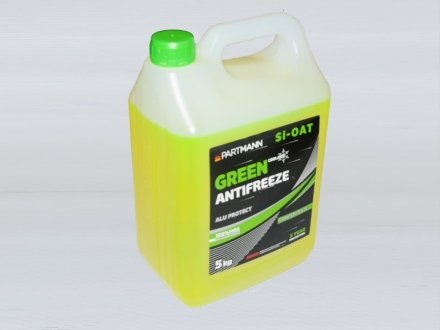 Антифриз зеленый G11 (SI-OAT) 5kg (концентрат)) PARTMANN PM040012