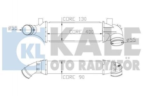 KALE FORD Интеркулер Transit 2.0DI/TDCi 00- KALE OTO RADYATOR Kale Oto Radyator (Турция) 346600