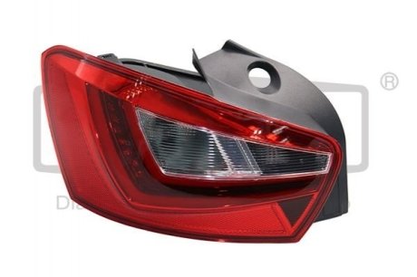 Ліхтар лівий LED чорний Seat Ibiza (08-) DPA 99451455902
