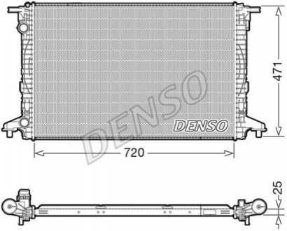 Радіатор Denso DRM02043