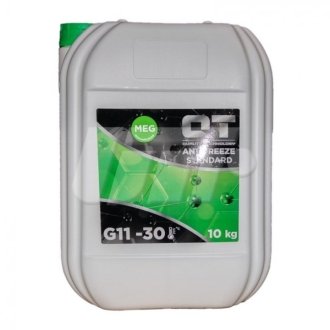 Антифриз MEG STANDARD -30 G11 GREEN 10кг QT QT5523010