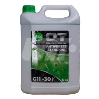 Антифриз MEG STANDARD -30 G11 GREEN 5кг QT QT552305 (фото 1)