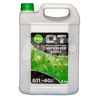 Антифриз MEG EXTRA-40 G11 GREEN 5кг QT QT562405 (фото 1)