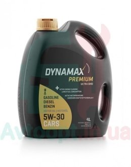 Масло моторное PREMIUM ULTRA GMD 5W30 (4L) Dynamax 502079