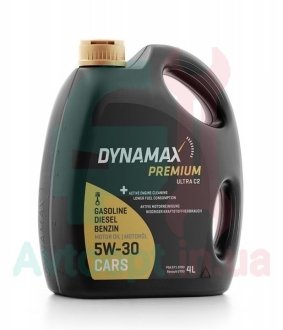 Масло моторное PREMIUM ULTRA C2 5W30 (4L) Dynamax 502047 (фото 1)