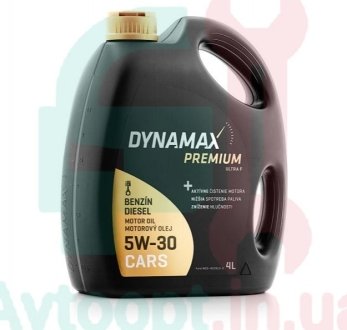 Масло моторное PREMIUM ULTRA F 5W30 (4L) Dynamax 501996 (фото 1)