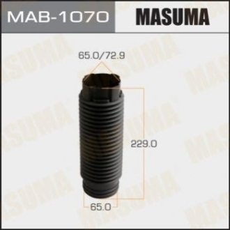 Пильовик амортизатора заднього (пластик) Subaru Forester (01-07), Impreza (02-07) Masuma MAB1070 (фото 1)