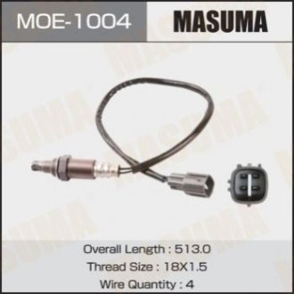 Датчик кисню (лямбда-зонд) Toyota Camry (03-07), Highlander (07-10), RAV 4 (Masuma MOE1004