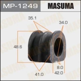 Втулка стабілізатора переднього Infinite FX35 (08-), QX50 (08-) (Кратно 2 шт) (MP Masuma MP1249 (фото 1)