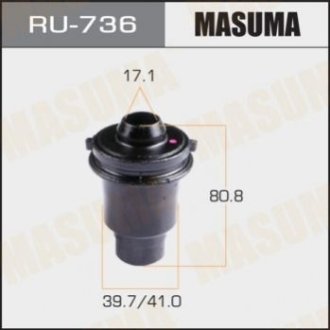 Сайлентблок переднього підрамника Nissan Micra (02-10), Note (05-12), Tida (04-12) Masuma RU736 (фото 1)