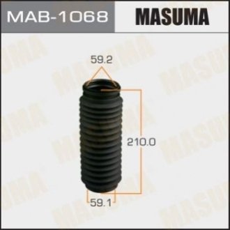Пильовик переднього амортизатора (пластик) Honda Civic (06-10) Masuma MAB1068 (фото 1)