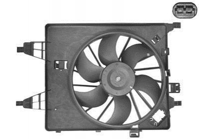 Вентилятор радиатора RENAULT KANGOO 08- (выр-во) Van Wezel 4312746 (фото 1)