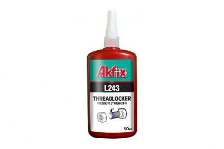 Анаэробный резьбовой фиксатор средней прочности AKFIX L243