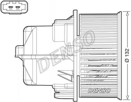 Вентилятор салона LAND ROVER / VOLVO Range Rover Evoque / XC60 2011 - Denso DEA33002
