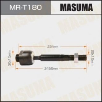 Рульова тяга Masuma MRT180 (фото 1)