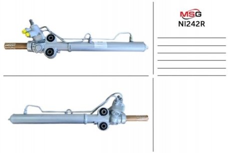 Рульова рейка з ГПК NISSAN 350 Z (Z33) 2003-2008 MSG NI242R (фото 1)