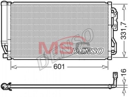 Радіатор кондиціонера Denso DCN05035 (фото 1)