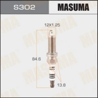 Свеча зажигания Masuma S302P (фото 1)