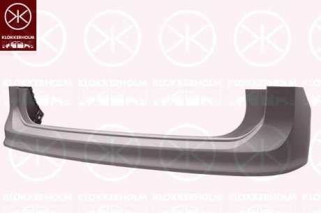 Бампер, грунтованный, задн., верхняя часть KLOKKERHOLM 9563950A1 (фото 1)