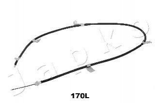 Трос ручного тормоза задний левый Nissan Navara (D40) 2.5 DCI JAPKO 131170L (фото 1)
