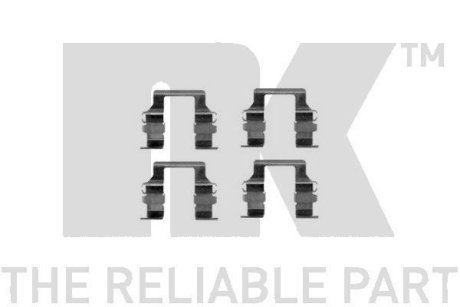 Ремкомплект комплектуючих, дискові гальма NK NK (Германия/Дания) 7930164