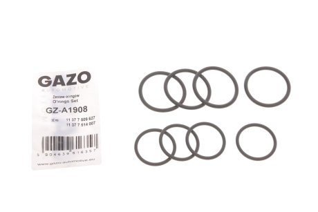 Уплотнительное кольцо свечного колодца BMW 3 (E46/E90)/1 (E87) 01-07 (N46/N42) (к-кт 8шт) GAZO GZ-A1908 (фото 1)