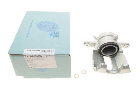 Суппорт тормозной (передний) (L) Nissan Micra/Note 02-13 Blue Print ADBP450116 (фото 1)